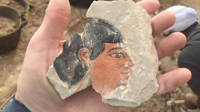 Penemuan makam kuno di Mesir. (Foto: Sarah Parcak)