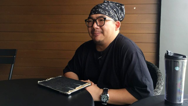 Jefferson Edri, kreator logo dan maskot Asian Games 2018. (Foto: Jafrianto/kumparan)