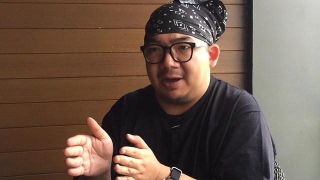 Jefferson Edri, kreator logo dan maskot Asian Games 2018. (Foto: Jafrianto/kumparan)