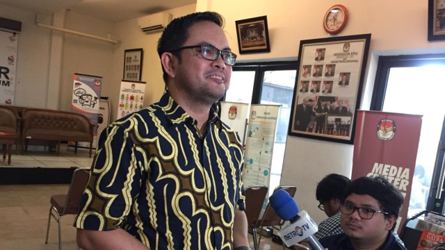 Komisioner KPU Viryan di Gedung KPU. Foto: Rizki Baiquni/kumparan