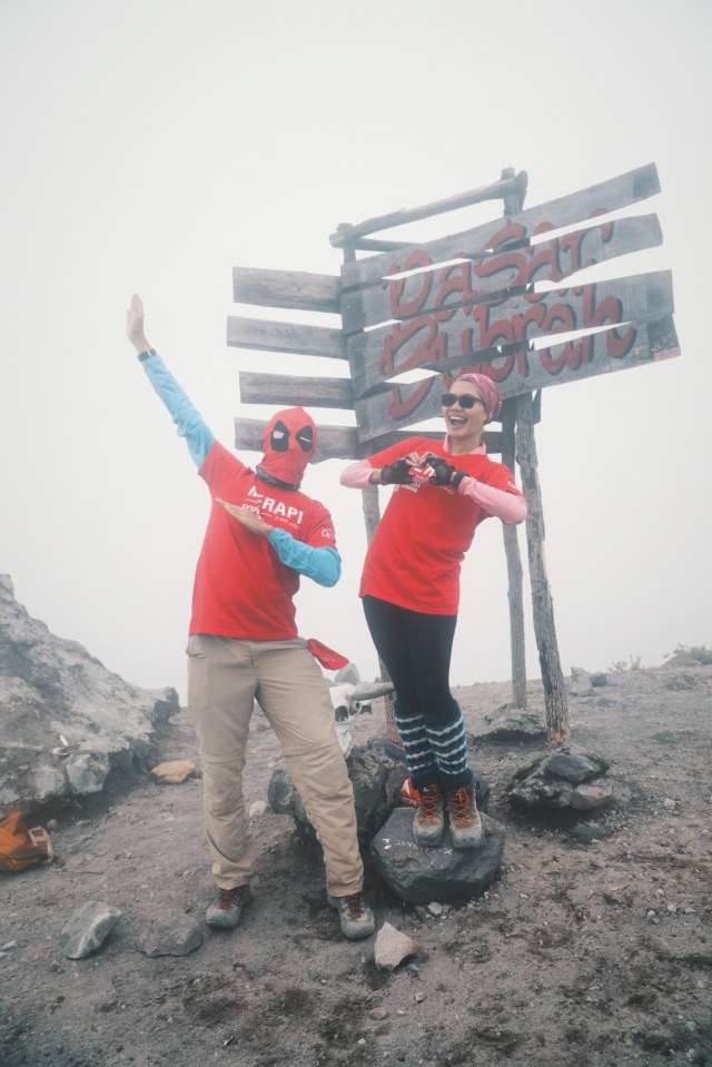 Pasangan pendaki, Abex dan Billy (Foto: Abex)