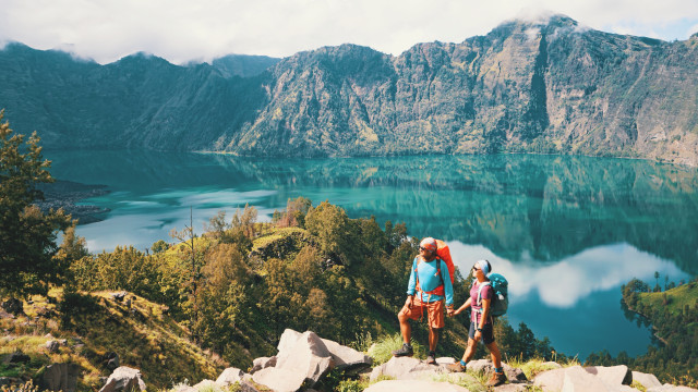 Pasangan pendaki, Abex dan Billy (Foto: Abex)