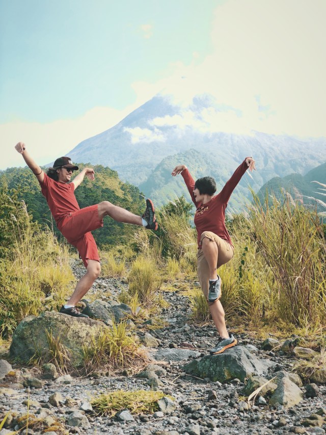Pasangan pendaki, Abex dan Billy (Foto: Abex)