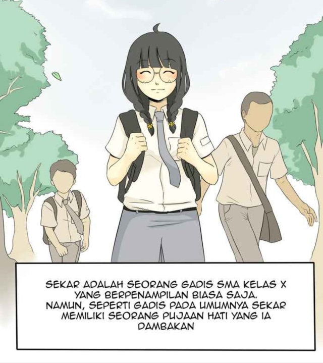 Webtoon Sekar X Popular (Foto: Webtoon)