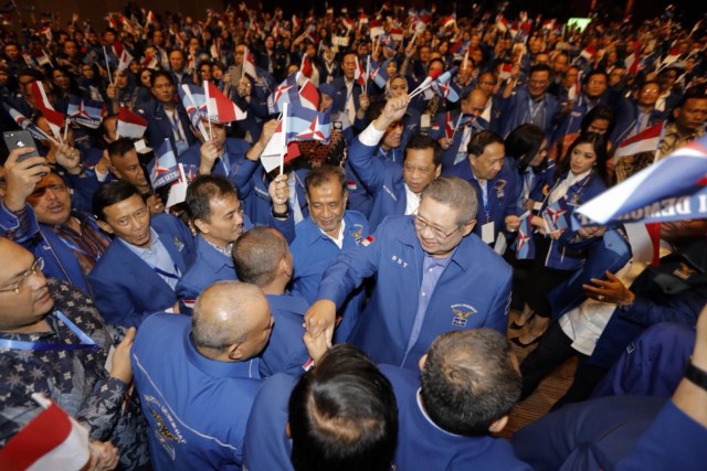 Pidato Politik SBY di HUT Partai Demokrat (Foto: Abror Rizki/Partai Demokrat)