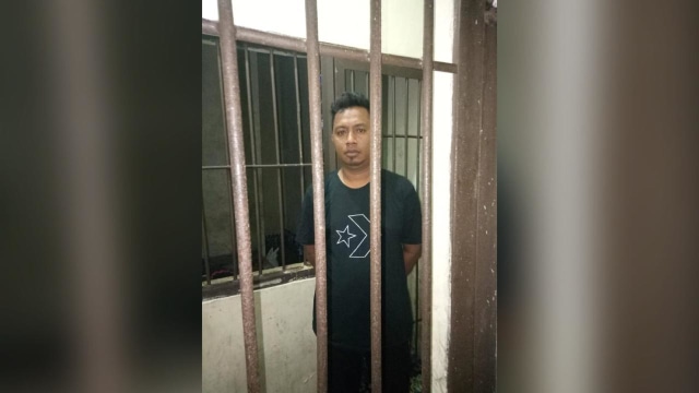 Anggota polisi yang menganiaya istri (Foto: Ambonnesia)