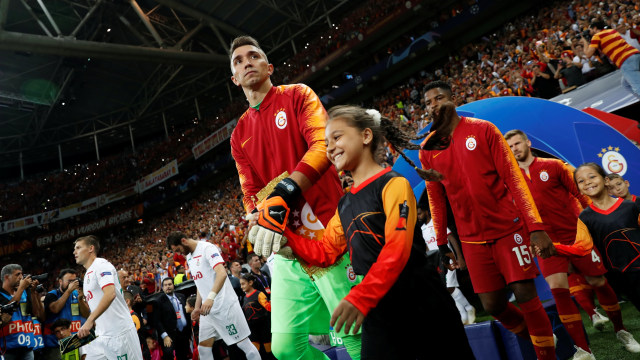 Jelang laga Grup D Liga Champions 2018/19 antara Galatasaray dan Lokomotiv Moskva. (Foto: REUTERS/Murad Sezer)