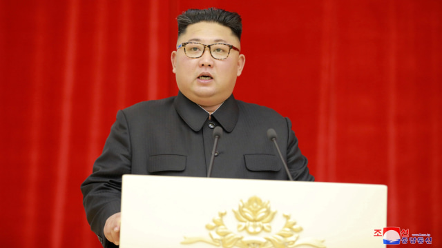 Pemimpin Tertinggi Korut, Kim Jong-un. (Foto: KNCA/via Reuters)