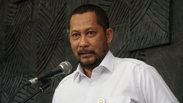 Dirut Bulog, Budi Waseso, saat jumpa pers pada Rabu (19/9/2018). (Foto: Iqbal Firdaus/kumparan)