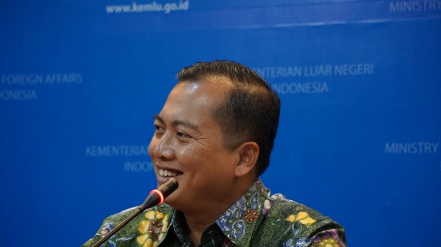 Direktur Perlindungan WNI Kementerian Luar Negeri Lalu Muhammad Iqbal. (Foto: Helmi Afandi/kumparan)