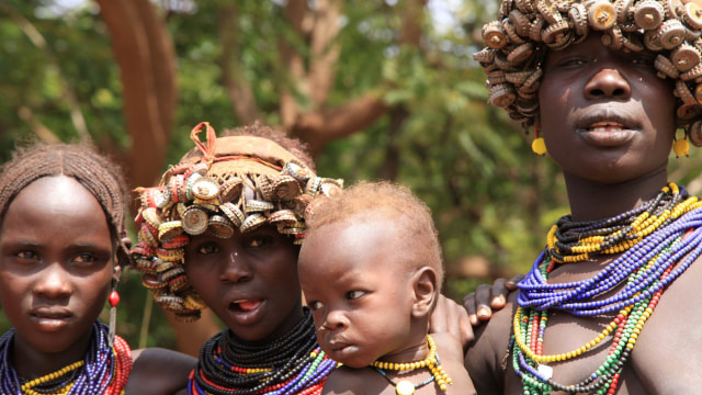 Potret Suku Dassanech. (Foto: Flickr / ngaire hart)