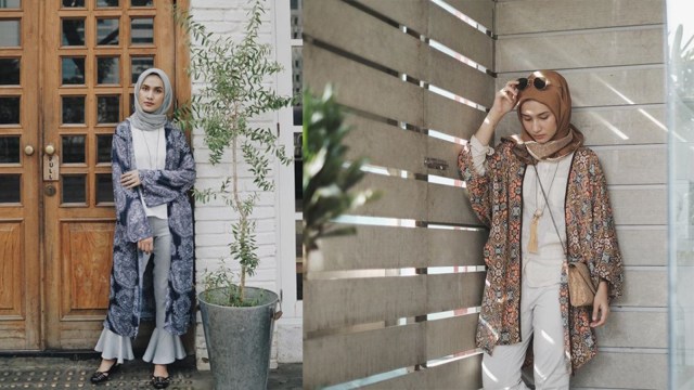 Tampilan Fashion ke Pantai untuk Hijab  (Foto: Instagram @dwihandaanda)