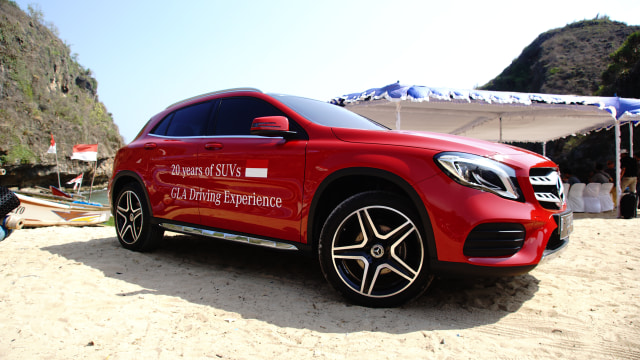 Media test drive Mercedes Benz GLA 200 AMG Line (Foto: Aditya Pratama Niagara/kumparanOTO)