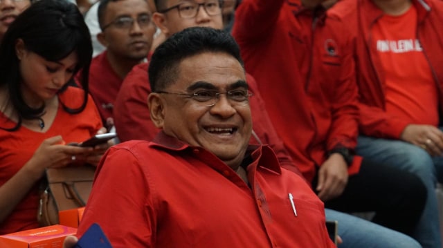 Ketua Bidang Hubungan Internasional dan Pertahanan DPP PDI Perjuangan, Andreas Hugo Pariera, Jakarta, Kamis (20/9/2018). Foto: Helmi Afandi Abdullah/kumparan