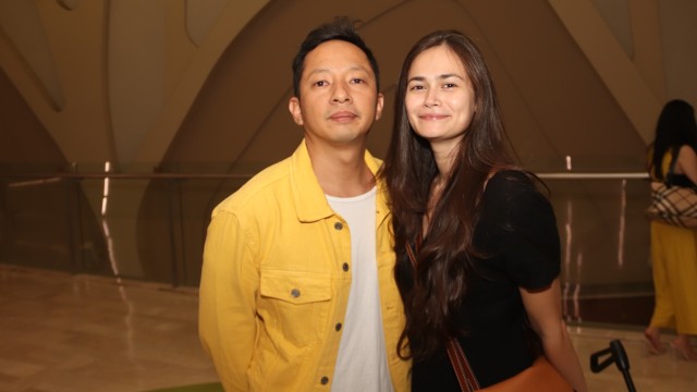 Ringgo Agus Rahman (kanan) dan sang istri, Sabai (kiri). (Foto: Munady)