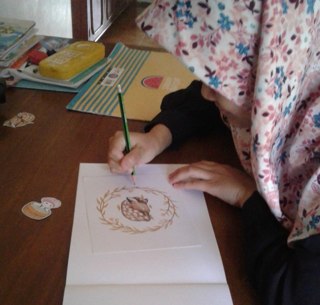 Jualan Gambar via Medsos, Gadis Tuna Rungu Wicara Ini Ingin Beli Alat Dengar dan Sekolah