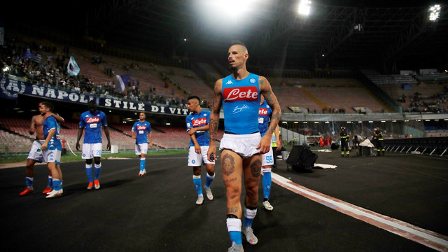 Kapten Napoli, Marek Hamsik. (Foto: Reuters/Ciro De Luca)