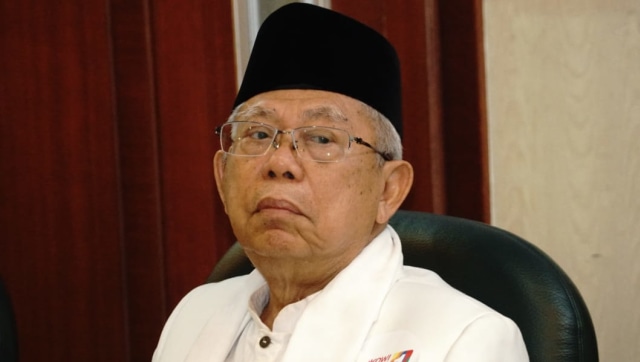 Cawapres RI, Ma'ruf Amin saat rapat Pleno pengurus NU, Sabtu (21/9/2018). (Foto: Helmi Afandi Abdullah/kumparan)