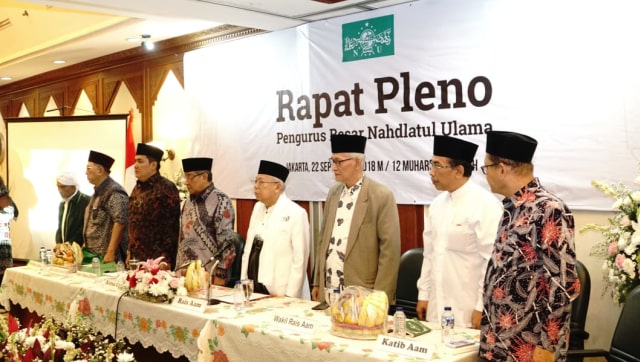 Rapat Pleno Pengurus NU di Jakarta, Sabtu (22/9/2018). (Foto: Helmi Afandi Abdullah/kumparan)