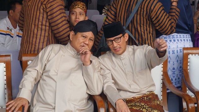 Paslon Capres - Cawapres Nomor 2, Prabowo dan Sandiaga Tiba di Monas (Foto: Yudhistira Amran Saleh/kumparan)