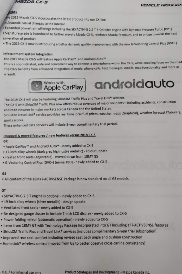 Bocoran fitur Mazda CX-5  (Foto: dok. Reddit)