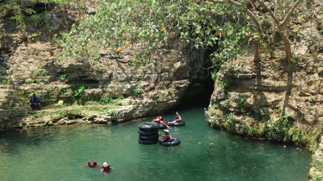 Obyek wisata Goa Pindul, Gunungkidul yang dibina BCA Foto: Resya Firmansyah/kumparan