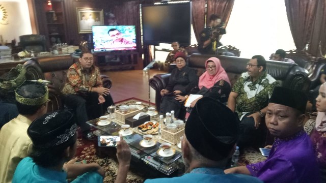 Fadli Zon bertemu Front Pembela Bumi Lancang Kuning (Foto: Fahrian Saleh/kumparan)