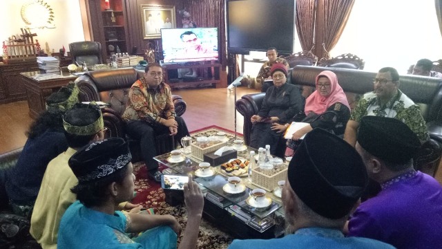 Fadli Zon bertemu Front Pembela Bumi Lancang Kuning (Foto: Fahrian Saleh/kumparan)