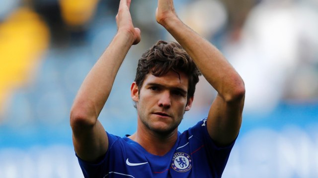 Marcos Alonso, full-back kiri andalan Chelsea. (Foto: REUTERS/Eddie Keogh)
