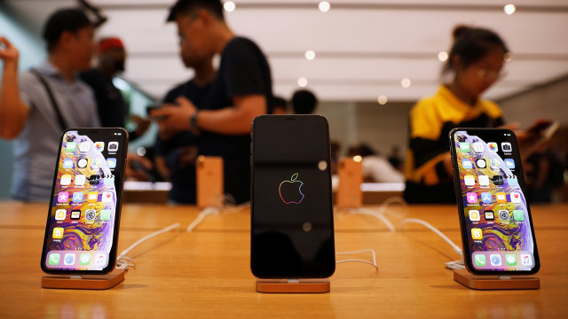 iPhone XS dan iPhone XS Max. (Foto: Shannon Stapleton/Reuters)