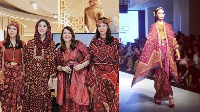 Batik Jumputan  (Foto: Instagram @gheafashionstudio)