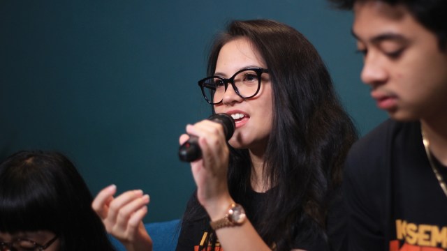 Pemain film Kesempatan Keduda di Kumparan. (Foto: Cindy Dwi Septiani)