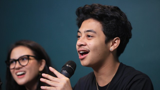 Pemain film Kesempatan Keduda di Kumparan. (Foto: Cindy Dwi Septiani)
