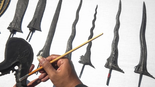 Ilustrasi keris Foto: ANTARA FOTO/Maulana Surya