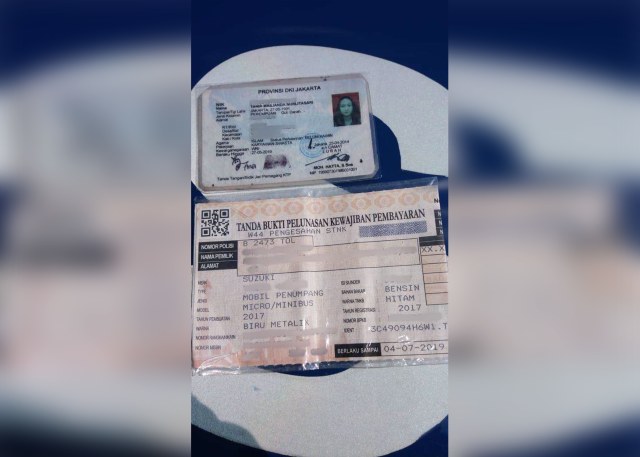 Identitas Tania, wanita yang ludahi rombongan Presiden. (Foto: Dok. Istimewa)