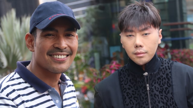 Robby Purba dan Roy Kiyoshi. (Foto: Munady Widjaja)