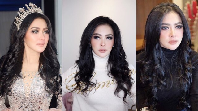 Komplilasi Gaya Rambut Syahrini (Foto: Instagram @princessyahrini)