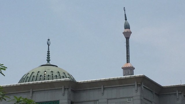 Menara Masjid Jakarta Islamic Center Foto: Fachrul Irwinsyah/kumparan