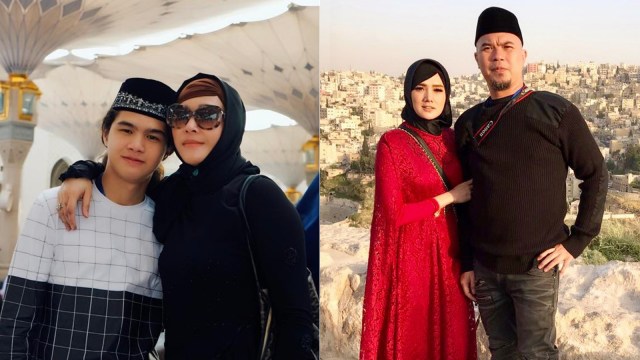 Dul, Maia Estianty, Mulan Jameela, Ahmad Dhani (Foto: Instagram @maiaestiantyreal dan @mulanjameela1)