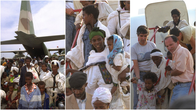 Operasi Salomo di Ethiopia pada 1991 (Foto: Wikimedia Commons)