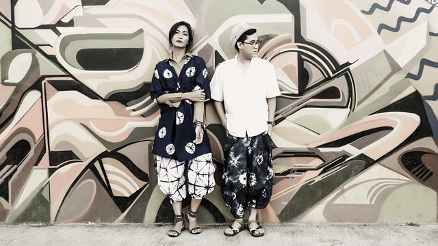 Shibori top dan bottom  (Foto: Instagram @dhara.id)