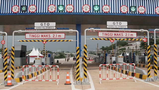 Ilustrasi gerbang tol otomatis. (Foto: Helmi Afandi Abdullah/kumparan)