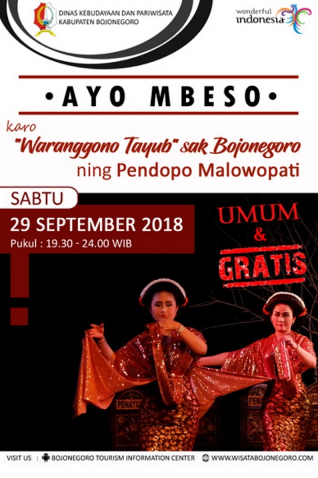 Ayo Mbeso karo Waranggono sak Bojonegoro ning Pendapa Malowopati (1)