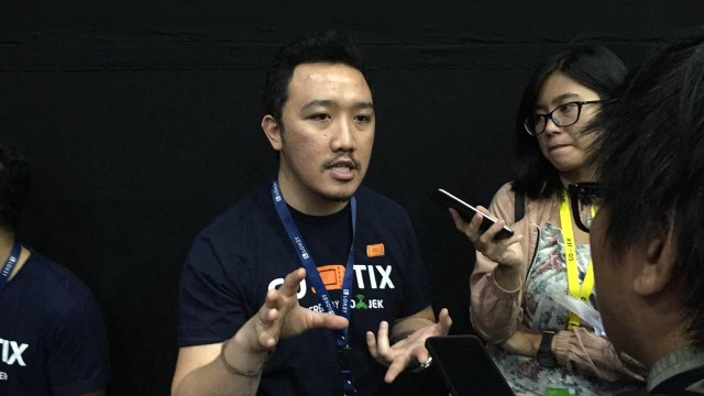 VP Marketing Loket.com Ario Dimas. (Foto: Astrid Rahadiani Putri/kumparan)