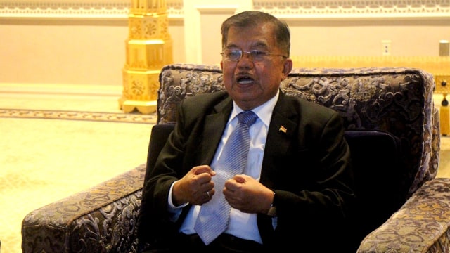 Jusuf Kalla usai Sidang Umum PBB di New York, Amerika Serikat. (Foto: Ananda Teresia/kumparan)