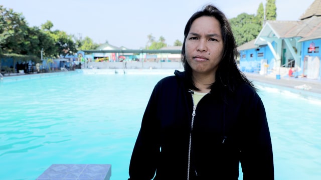 Atlet renang Asian Para Games 2018, Gusmalayanti. (Foto: Charles Brouwson/kumparan)