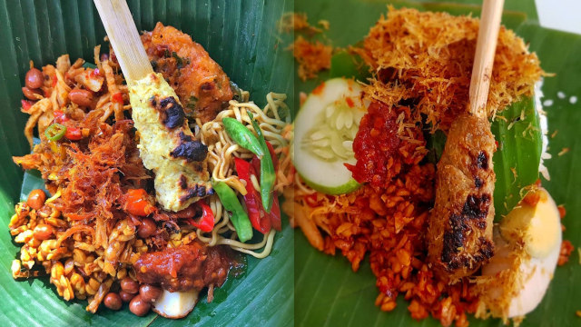 Nasi Jenggo. (Foto: Instagram/@goodindonesianfood & @gaby_n12)