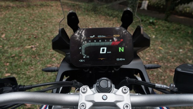 Spedo meter BMW F 850 GS. (Foto: Fitra Andrianto/kumparan)