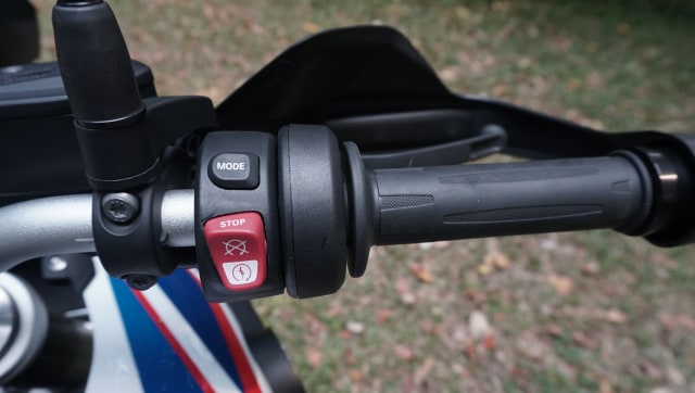 Saklar BMW F 850 GS. (Foto: Fitra Andrianto/kumparan)
