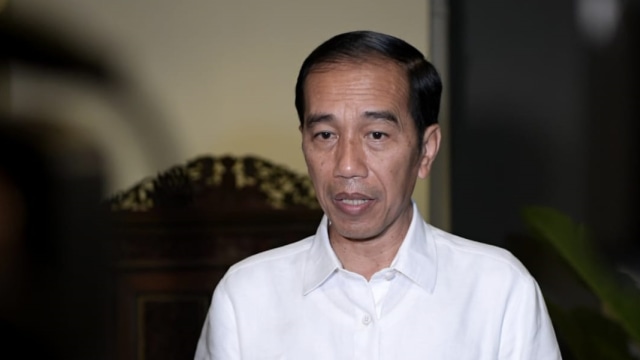 Jokowi Konpers di Kediaman Pribadi di Solo, Jawa Tengah (Foto: Kris - Biro Pers )